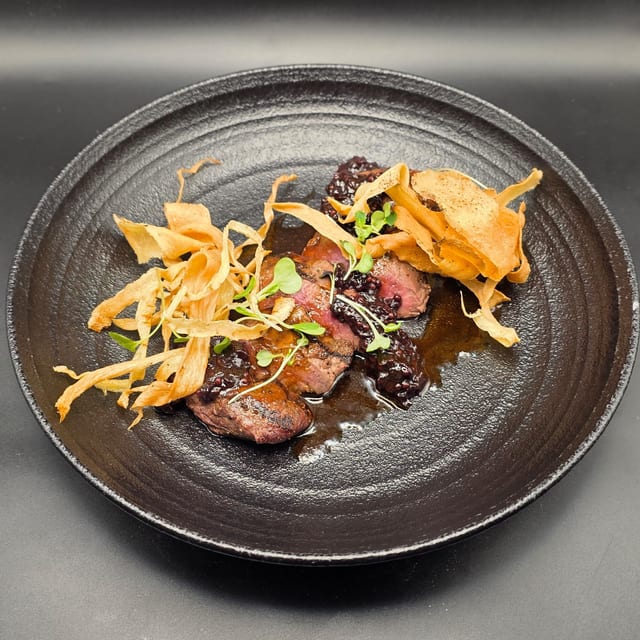 Grilled Venison.